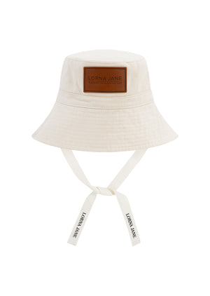 Lorna Jane Sunkiss Tie Up Sun Hat - Washed Porcelain