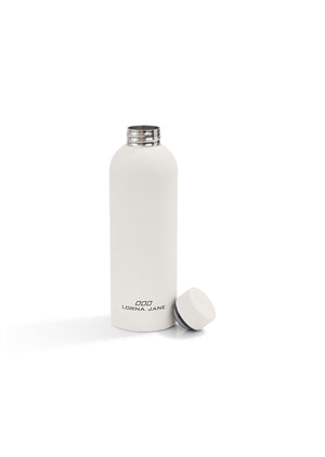 Lorna Jane On The Go 500ml Water Bottle - Porcelain