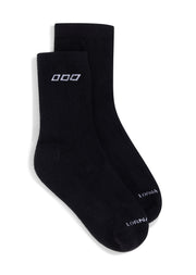 Lorna Jane LJ Quarter Crew Socks - Black