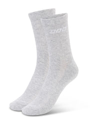 Lorna Jane LJ Quarter Crew Socks - Grey Marl
