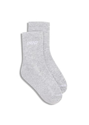 Lorna Jane LJ Quarter Crew Socks - Grey Marl