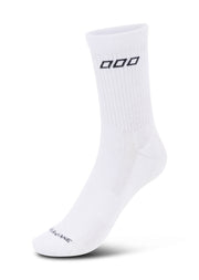 Lorna Jane LJ Quarter Crew Socks - White & Black