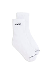 Lorna Jane LJ Quarter Crew Socks - White