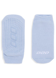Lorna Jane 2PK Icon Pilates Grip Socks - White/Toulouse Blue