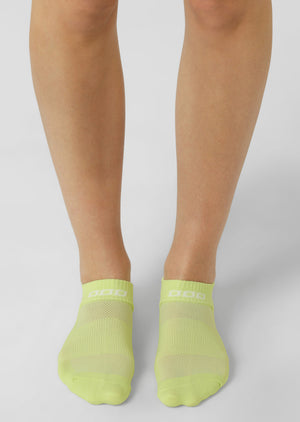 Lorna Jane Lightspeed Seamless Run Socks - Lime Cordial