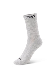 Lorna Jane LJ Quarter Crew Socks - Grey Marl & Black