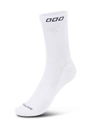 Lorna Jane LJ Quarter Crew Socks - White & Black