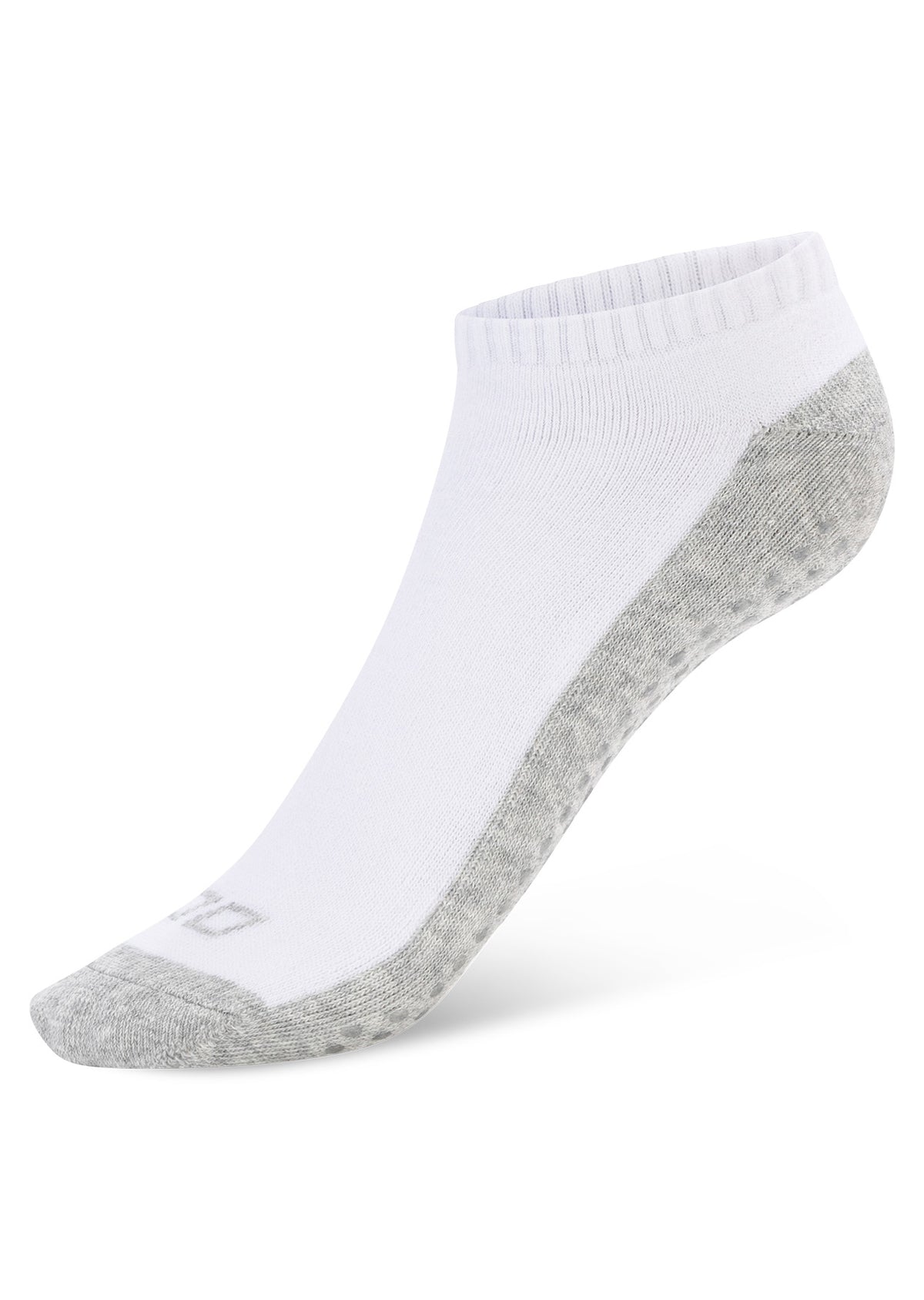 Lorna Jane Icon Pilates Grip Socks - White & Grey Marl
