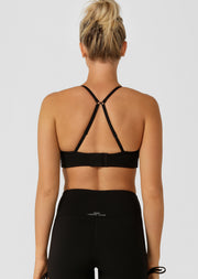 Lorna Jane Sammy Sports Bra - Recycled Black