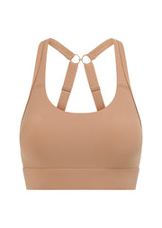 Lorna Jane Amy Maximum Support Sports Bra - Biscuit