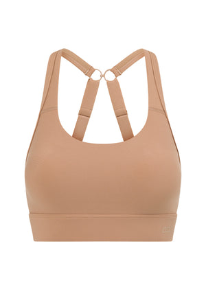 Lorna Jane Amy Maximum Support Sports Bra - Biscuit