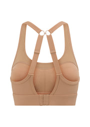 Lorna Jane Amy Maximum Support Sports Bra - Biscuit