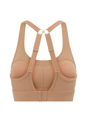 Lorna Jane Amy Maximum Support Sports Bra - Biscuit