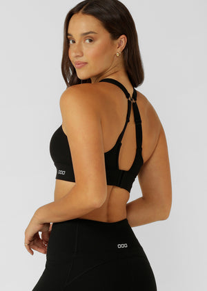 Lorna Jane Amy Maximum Support Sports Bra - Recycled Black