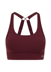 Lorna Jane Amy Maximum Support Sports Bra - Cranberry