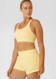 Lorna Jane Amy Maximum Support Sports Bra - Lemon Cream