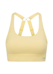 Lorna Jane Amy Maximum Support Sports Bra - Lemon Cream