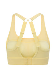 Lorna Jane Amy Maximum Support Sports Bra - Lemon Cream