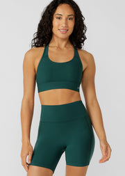 Lorna Jane Amy Maximum Support Sports Bra - Palmetto Green