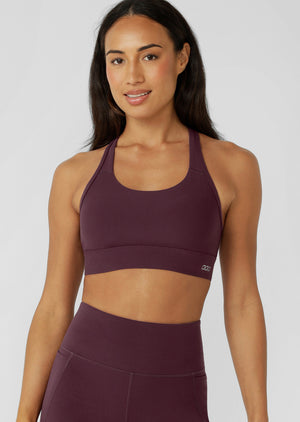 Lorna Jane Amy Maximum Support Sports Bra - Pinot