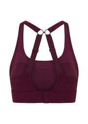 Lorna Jane Amy Maximum Support Sports Bra - Pinot