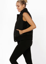 Lorna Jane Ultimate S/Less Puffer Vest - Black