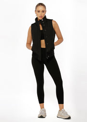 Lorna Jane Ultimate S/Less Puffer Vest - Black
