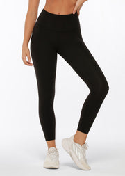 Lorna Jane Lotus Ankle Biter Leggings - Black