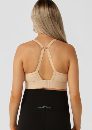 Lorna Jane LJ Nursing Bra - Almond