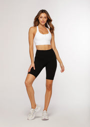 Lorna Jane Lotus Bike Shorts - Black