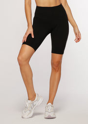 Lorna Jane Lotus Bike Shorts - Black