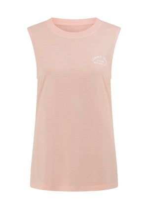 Lorna Jane Lotus Muscle Tank - Enchanted Pink