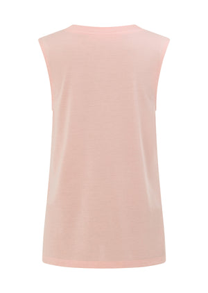 Lorna Jane Lotus Muscle Tank - Enchanted Pink