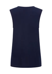 Lorna Jane Lotus Muscle Tank - French Navy