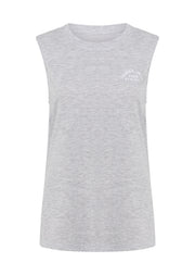Lorna Jane Lotus Muscle Tank - Grey Marl