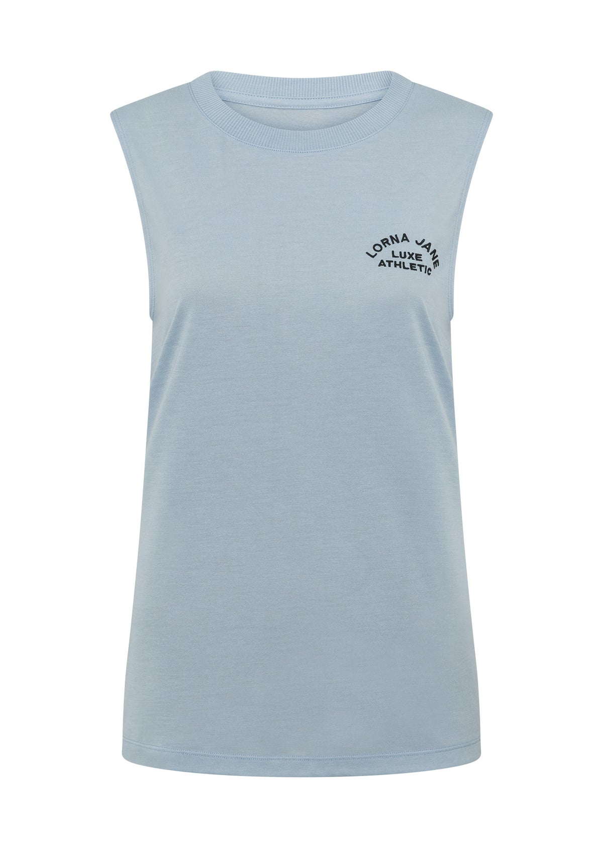 Lorna Jane Lotus Muscle Tank - Light Glacier Blue