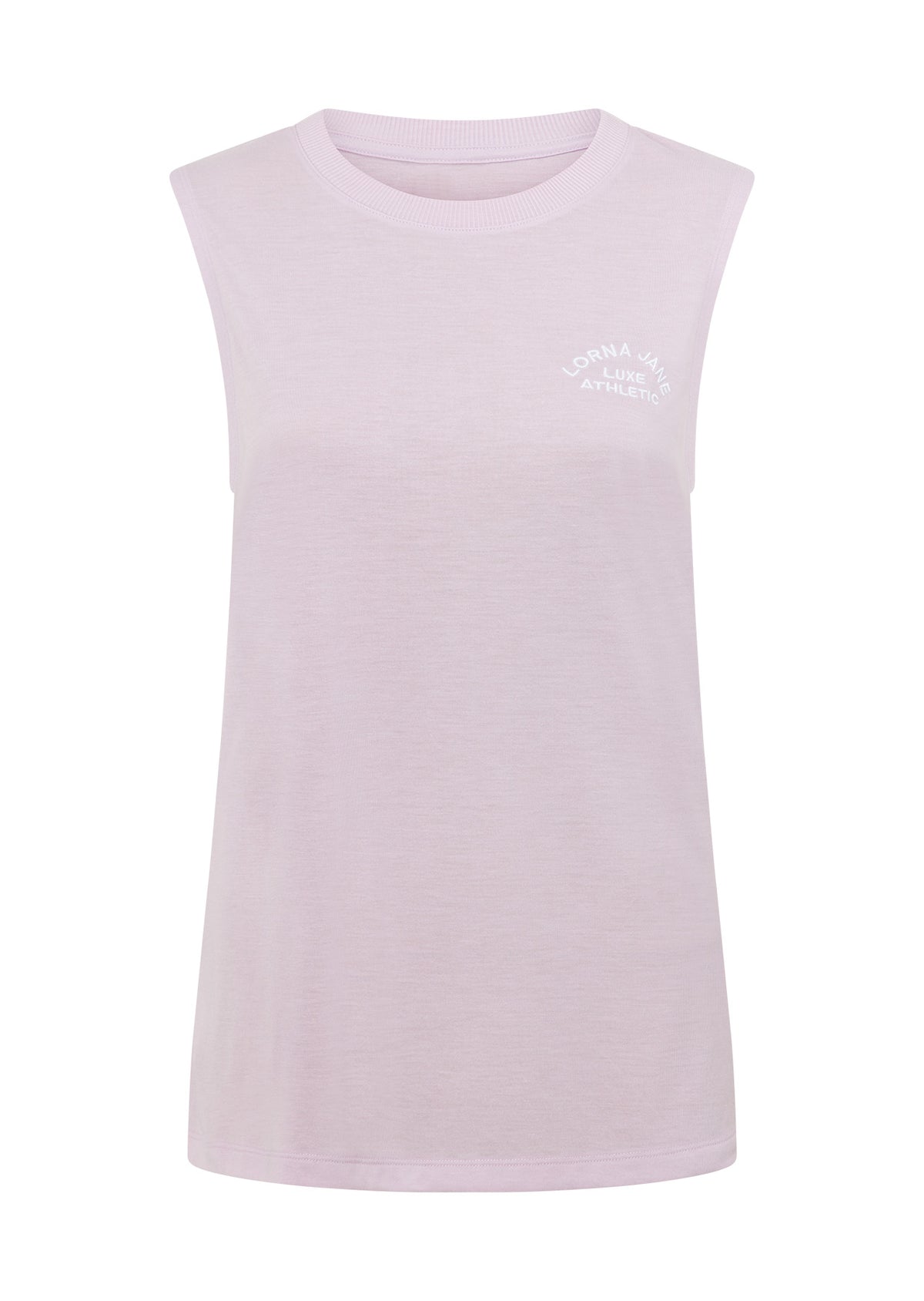 Lorna Jane Lotus Muscle Tank - Pale Orchid Lilac