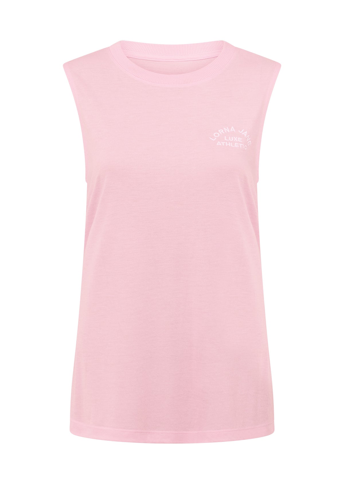 Lorna Jane Lotus Muscle Tank - Sweet Pink