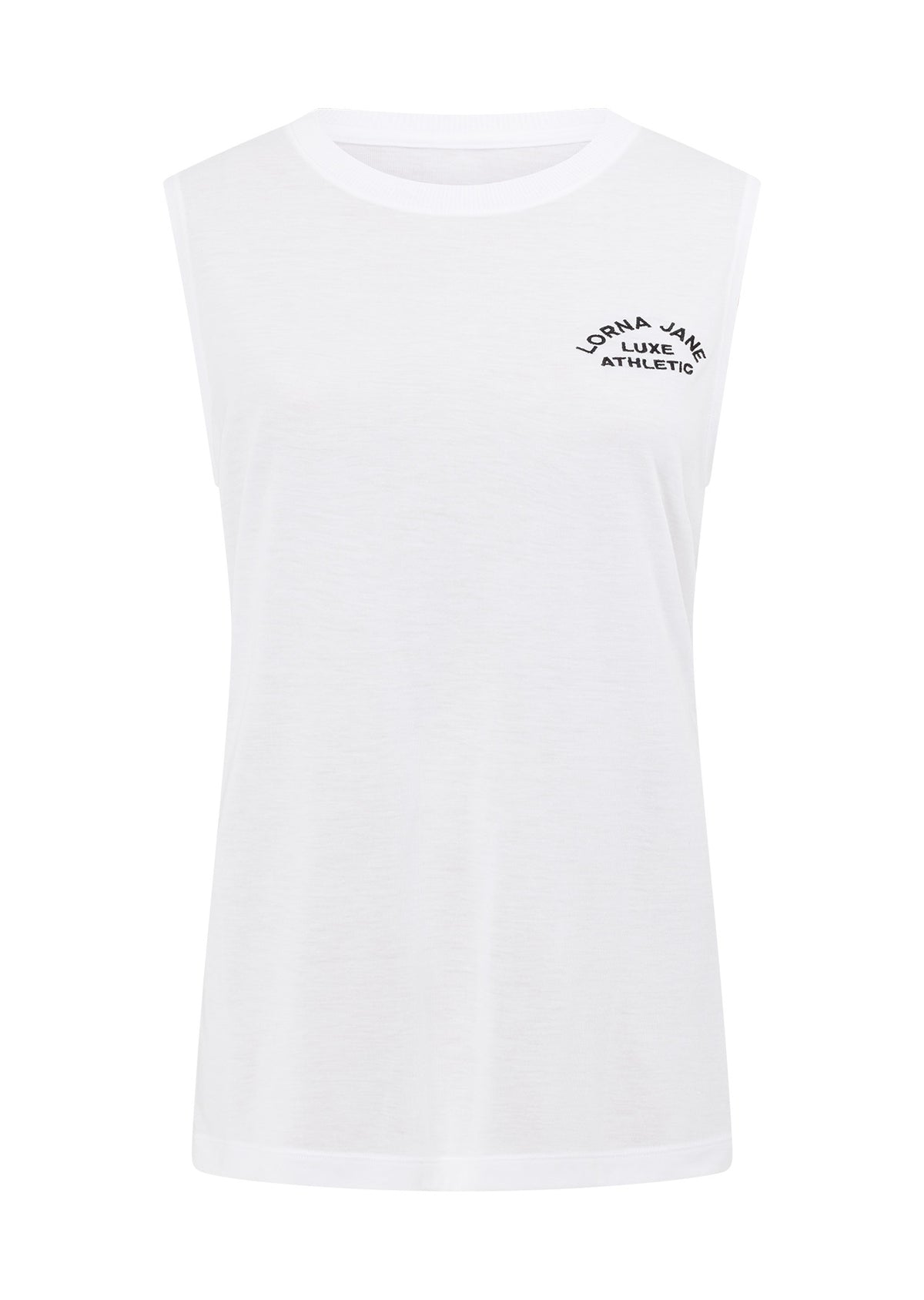 Lorna Jane Lotus Muscle Tank - White