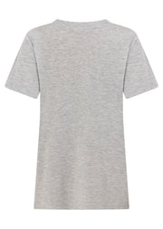 Lorna Jane Lotus T-Shirt - Grey Marl