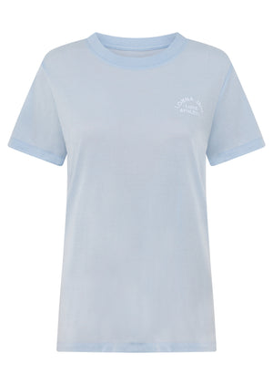 Lorna Jane Lotus T-Shirt - Heather Blue
