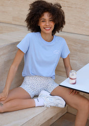 Lorna Jane Lotus T-Shirt - Oxford Blue