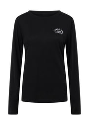 Lorna Jane Lotus Long Sleeve Top - Black