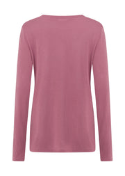 Lorna Jane Lotus Long Sleeve Top - Berry Icing