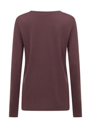 Lorna Jane Lotus Long Sleeve Top - Forest Berry
