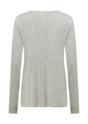 Lorna Jane Lotus Long Sleeve Top - Grey Marl
