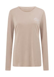 Lorna Jane Lotus Long Sleeve Top - Latte