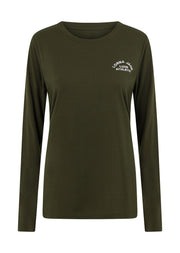 Lorna Jane Lotus Long Sleeve Top - Luxury Green
