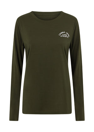 Lorna Jane Lotus Long Sleeve Top - Luxury Green