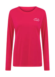 Lorna Jane Lotus Long Sleeve Top - Neon Raspberry